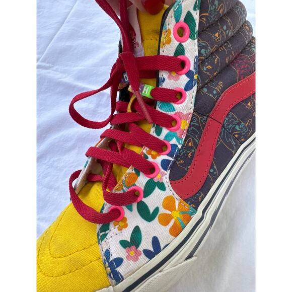 Vans Off The Wall Custom Made JellyNut Sandwich High Tops Women's 8 Men's 6/5 - Picture 10 of 13